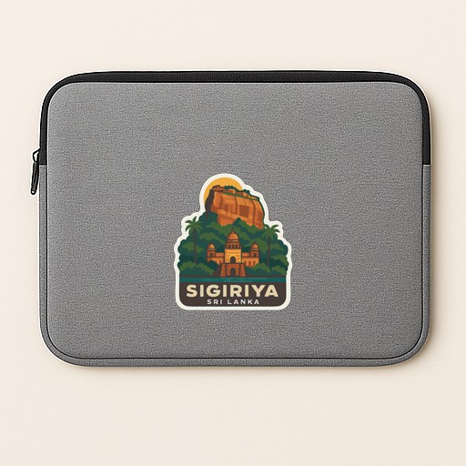 Sigiriya Rock Fortress Sri Lanka Iron On Heat Transfer Vinyl HTV Symbolic