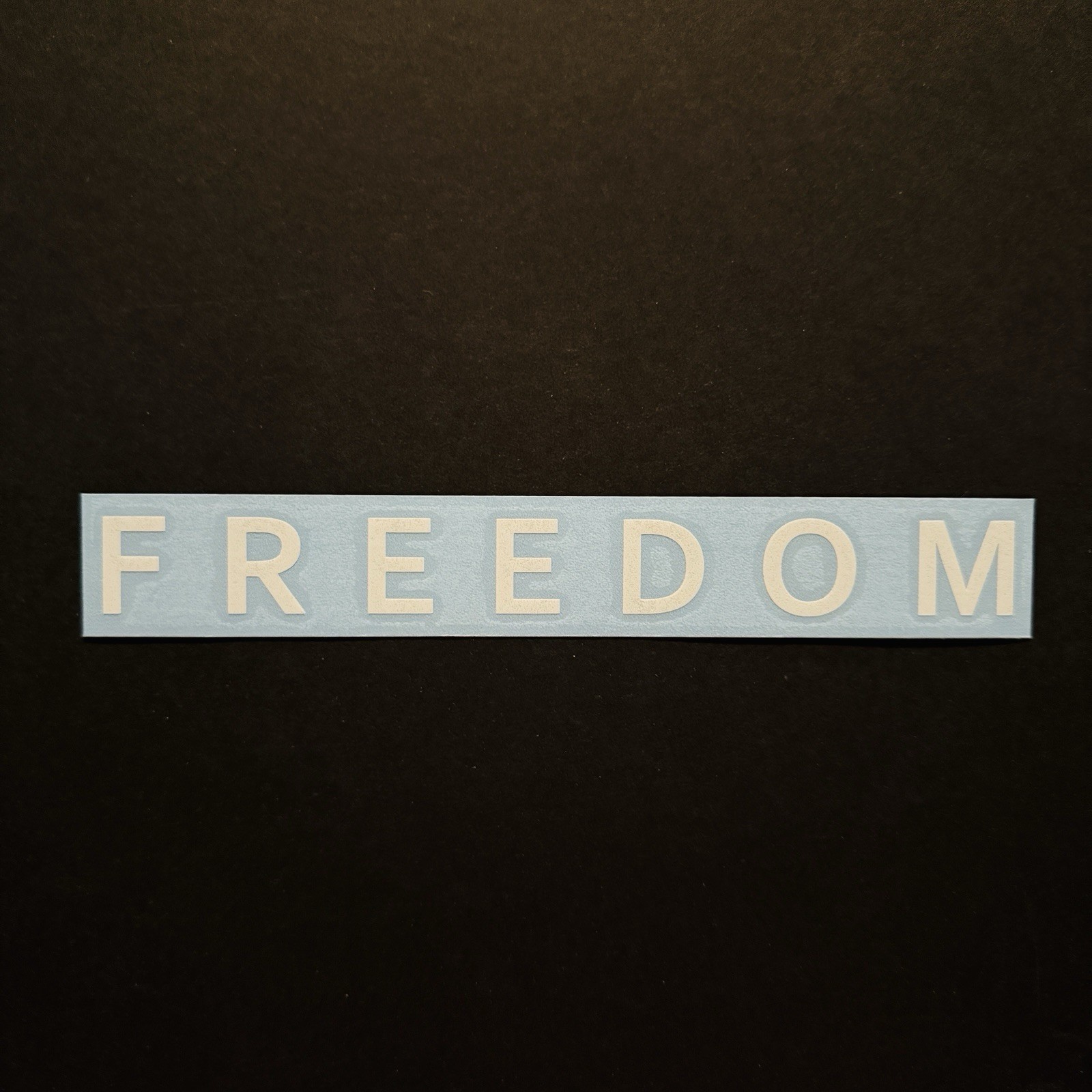 FREEDOM Vinyl Decal Sticker – Die Cut – Charlie Kirk Patriotism USA