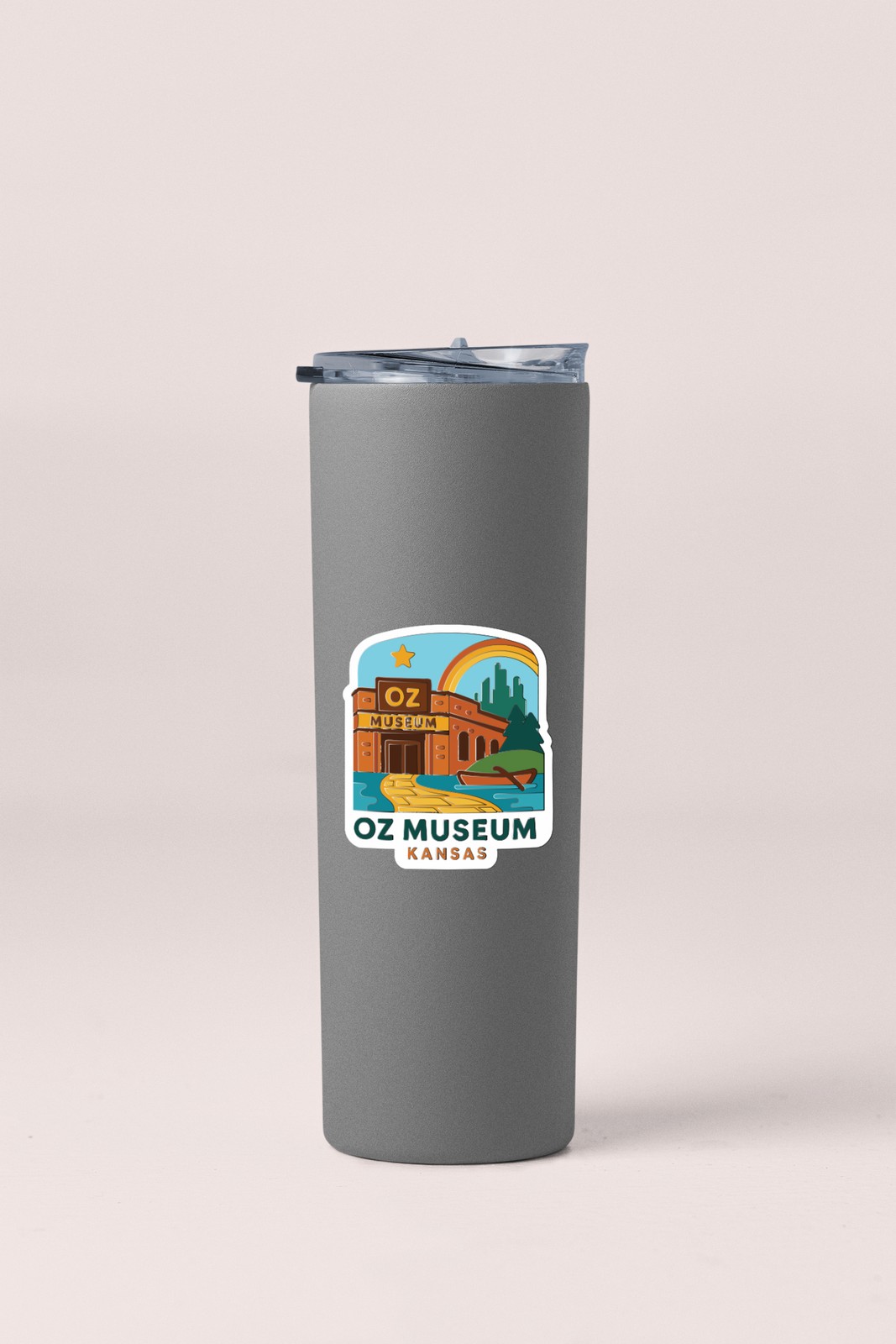 Oz Museum Kansas Sticker Decal Vinyl Die-Cut Symbolic Landmark Design