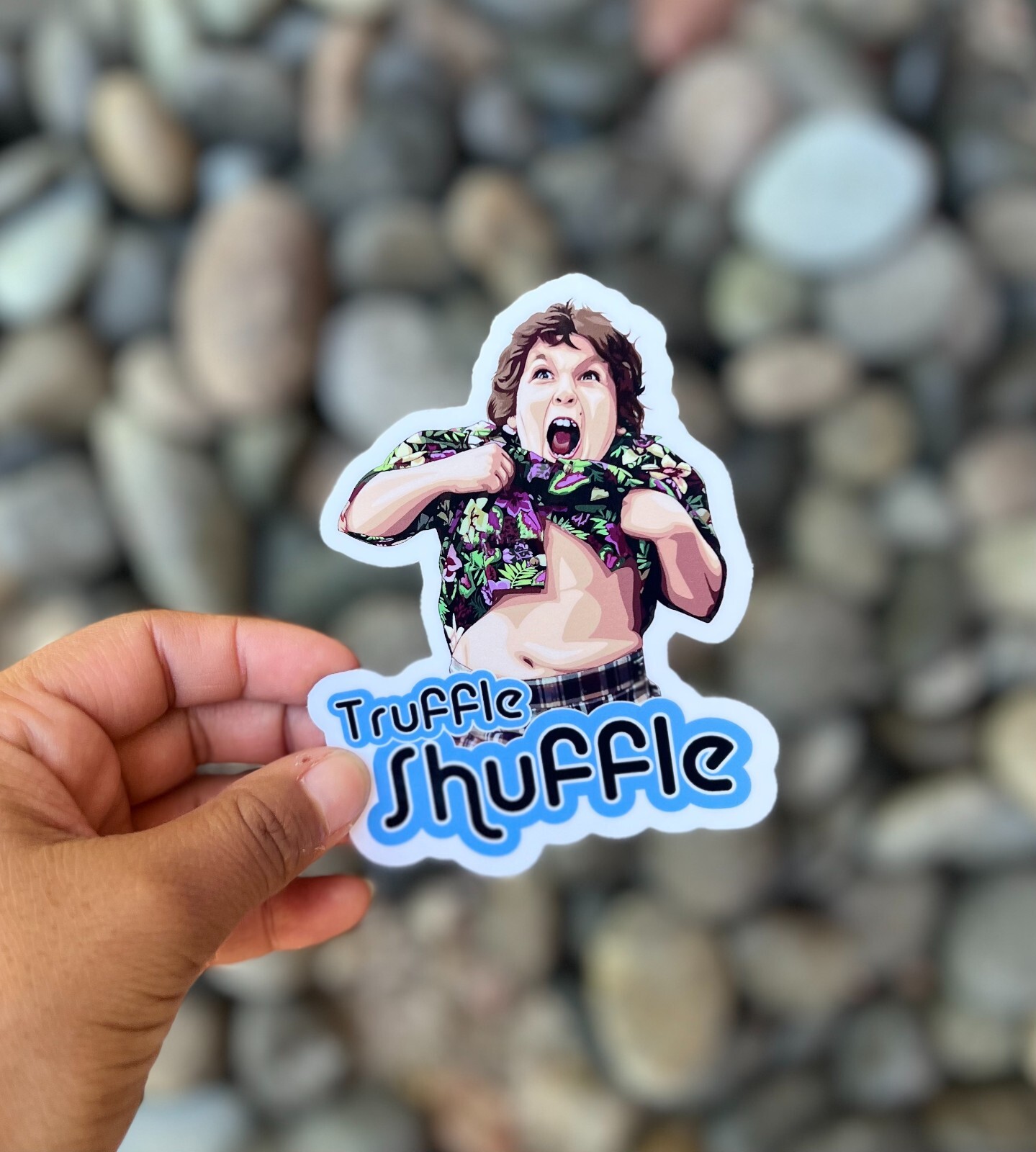 Chunk "Truffle Shuffle" Goonies Vinyl Sticker Decal