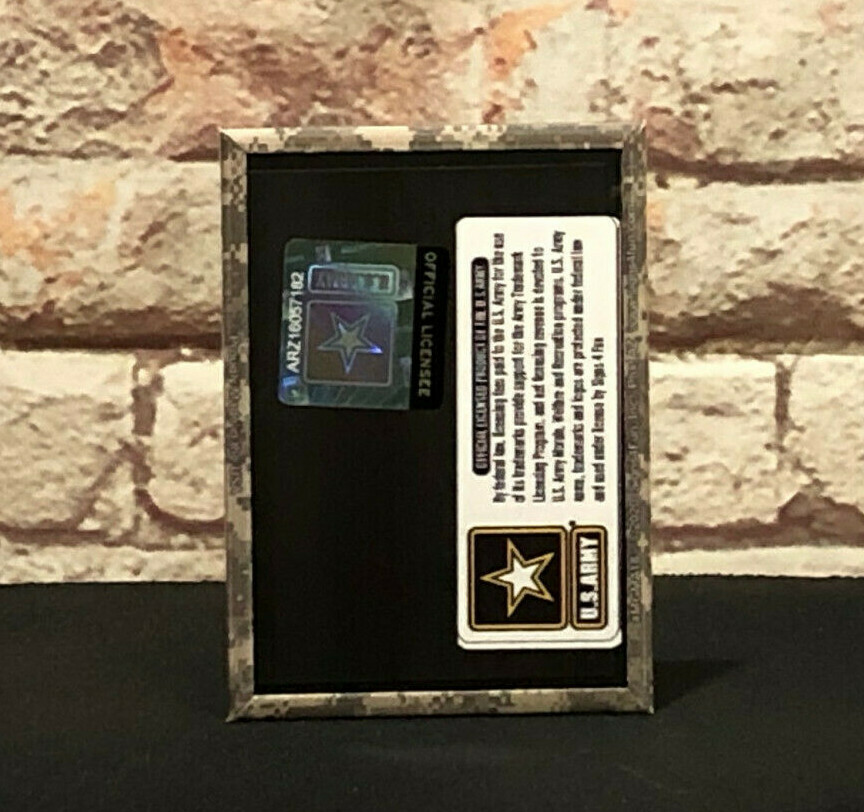 U.S. Army Patch Magnet – 3.5 x 2.5 in. Metal w/ full back magnet Made in the USA