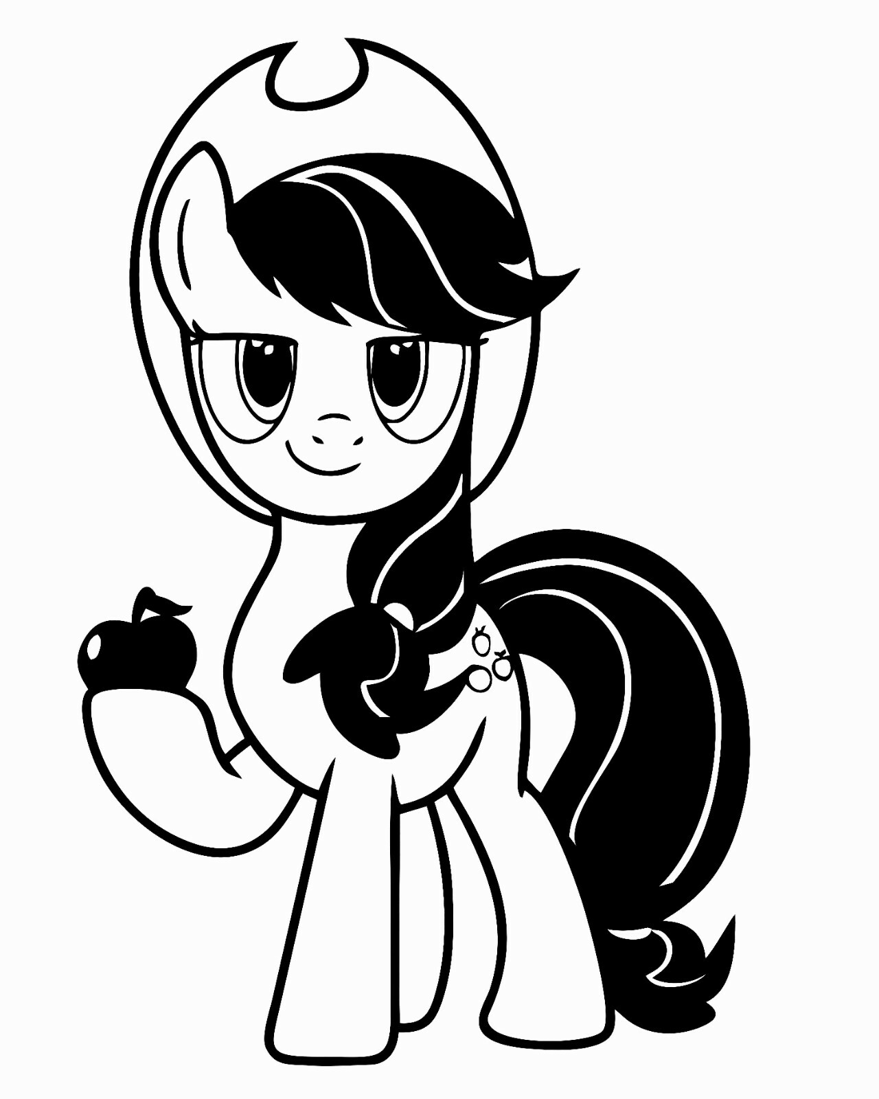 Applejack Element Honesty My Little Pony Design Vinyl Home Wall Decoration 20×25