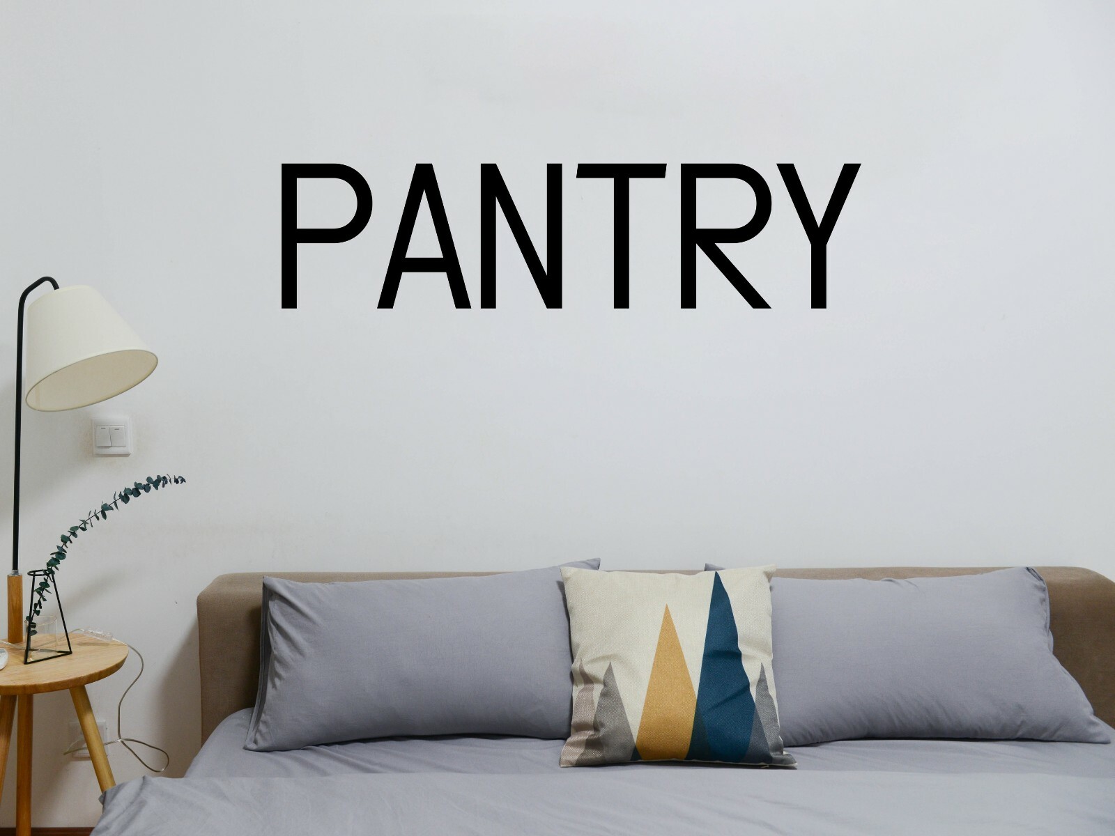 Pantry Print Vinyl Sign Decal & Sticker for Car & Home Decor & Wall Art