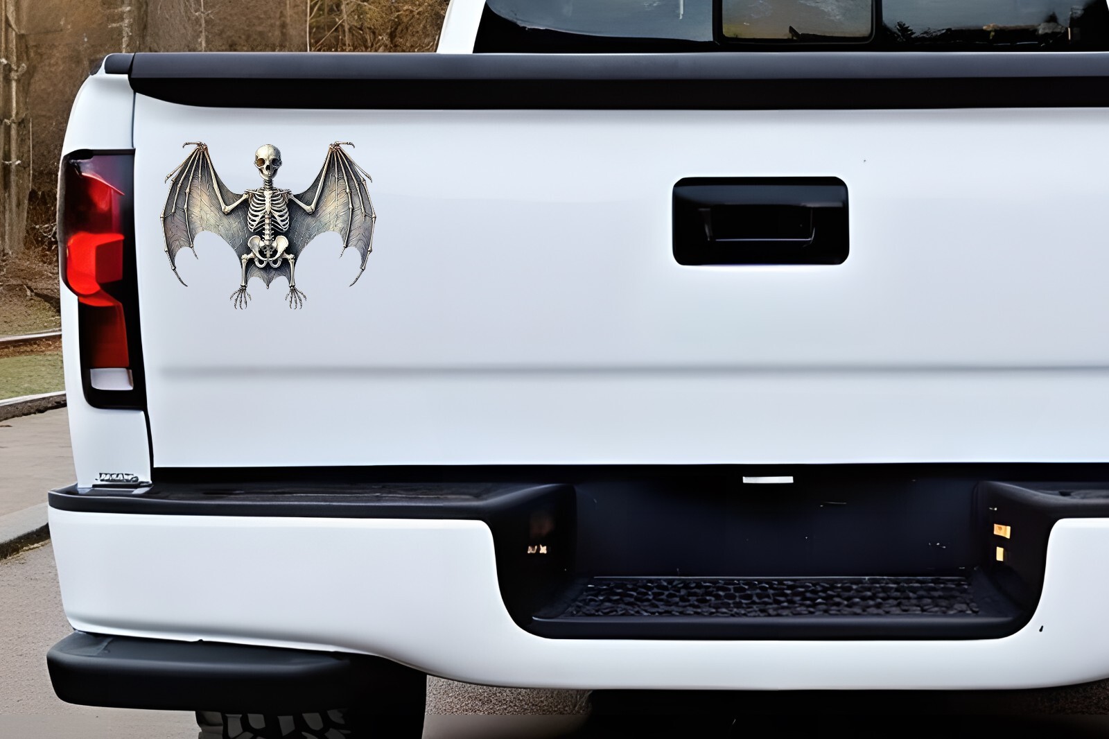 Bat Skeleton UV DTF Transparent Sticker / Decal