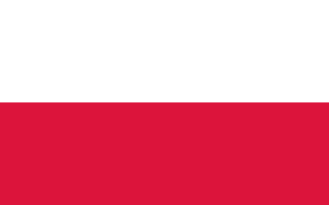 Poland Country Flag Vinyl Decal Sticker Car Truck Bumper Laptop Tumbler Mug