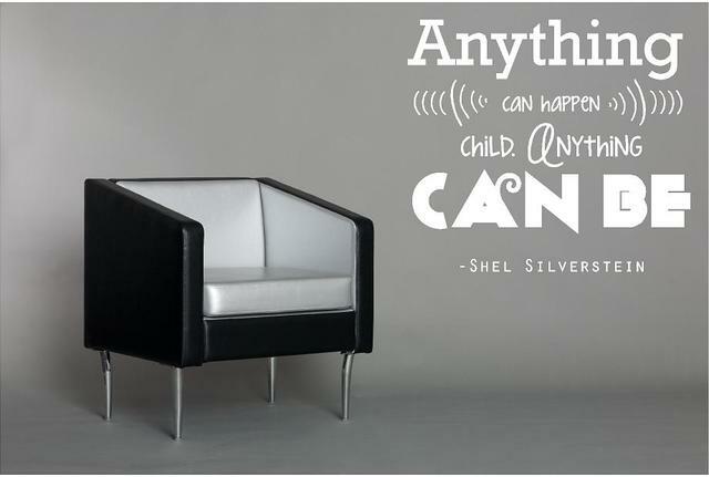 Home Bedroom Shel Silverstein Vinyl Wall Decal – Inspirational Quotes 20"x20"