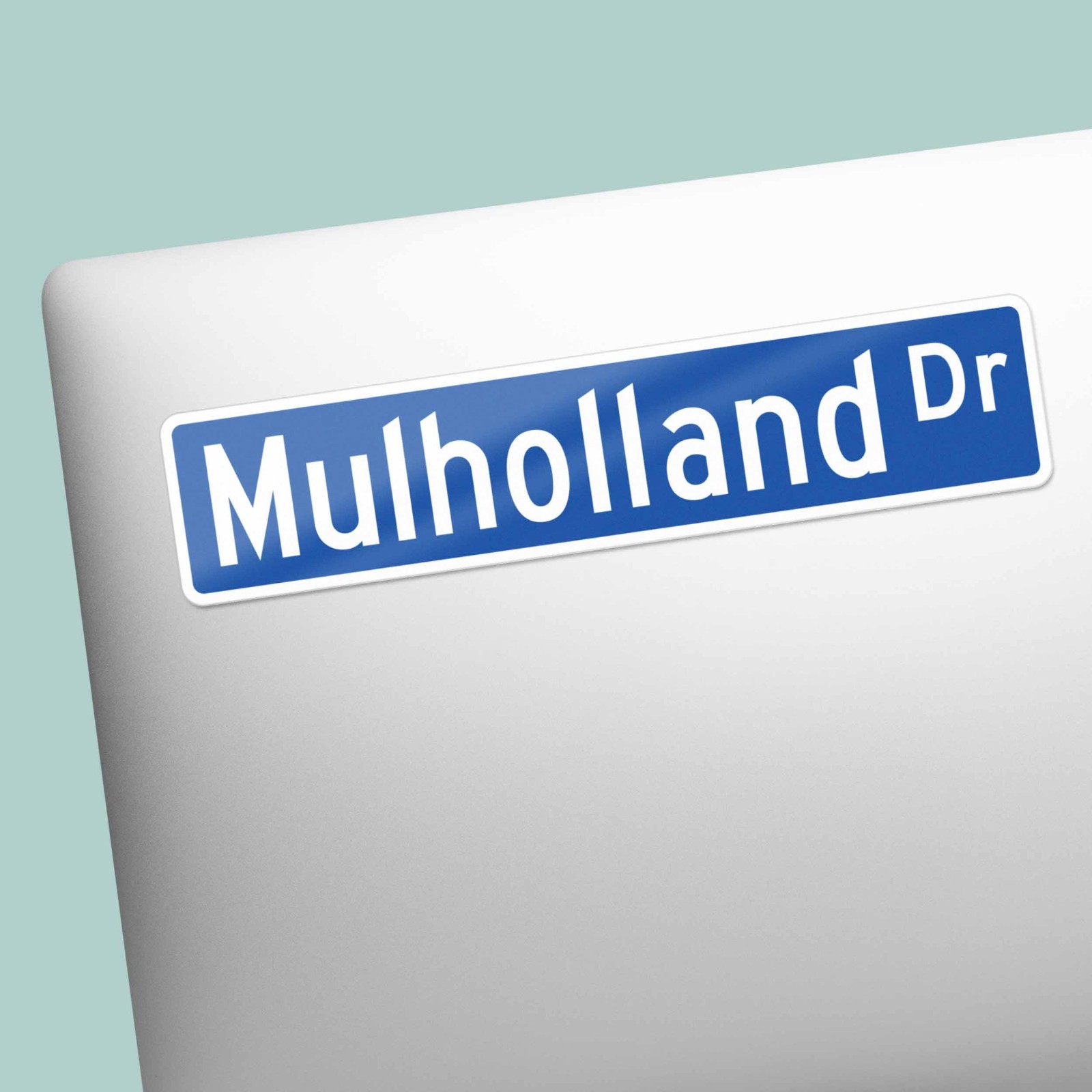 Mulholland Drive Los Angeles Street Sign Sticker – Southern California LA Decal
