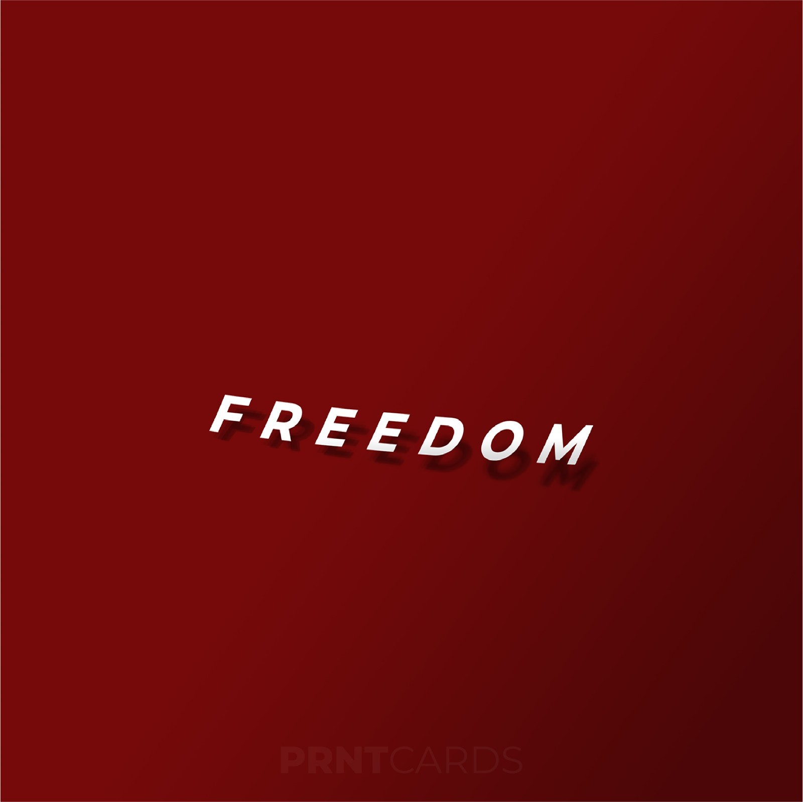 FREEDOM Vinyl Decal Sticker USA Patriot Charlie Kirk – Multiple Sizes & Color