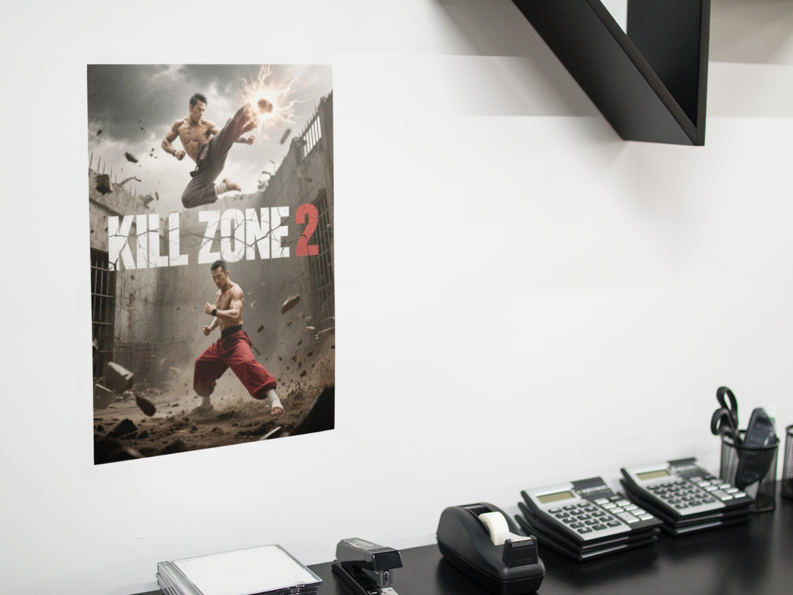 KILL ZONE 2 Movie Wall Vinyl Decal Poster Canvas Print Removable Adhesive