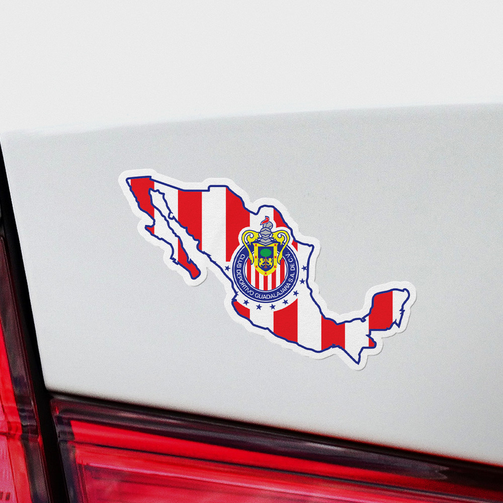 (4 Pack) Chivas Mexico Guadalajara Vinyl Sticker Decal Calcomania Futbol Soccer