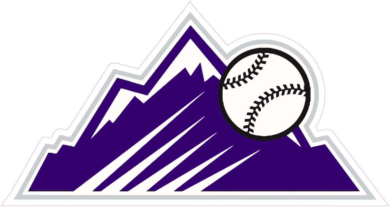 Colorado Rockies Vinyl Decal Sticker Car Truck Bumper Tumbler Mug