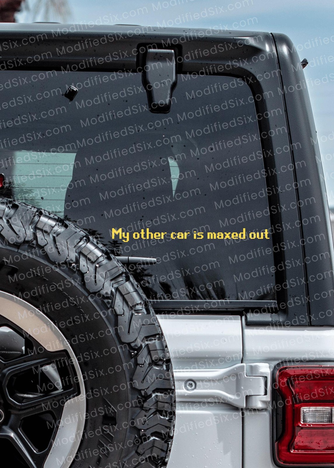 My Other Car Is Maxed Out OSRS Decal Funny Gamer Vinyl Sticker 55+ Colors