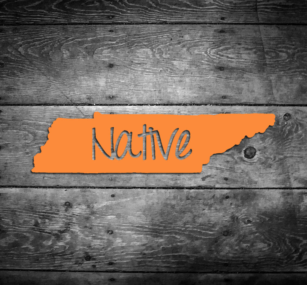 Tennessee Native Vinyl Sticker Car Window Door Bumper Decal Pride Home TN