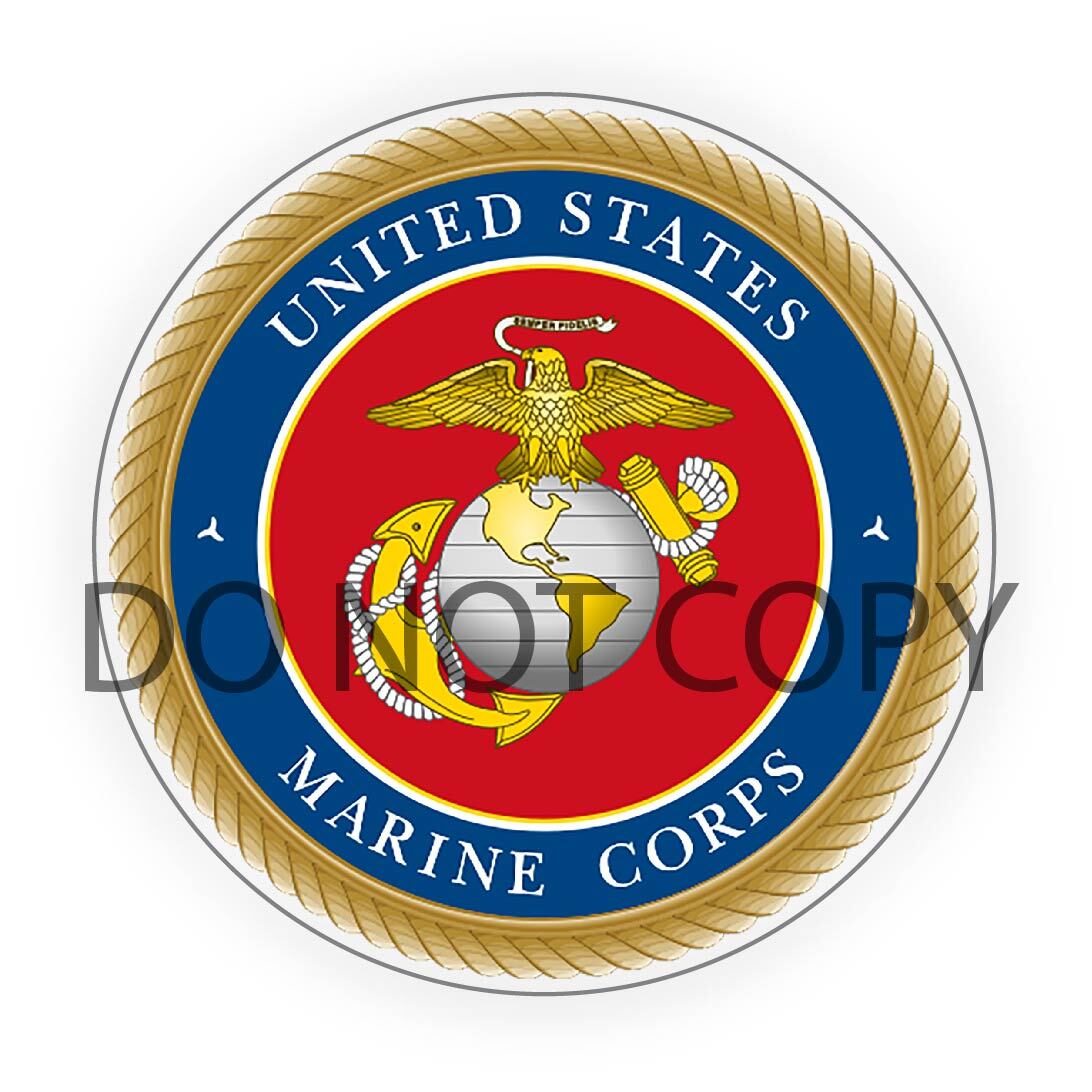 United States Marines Vinyl Decal Sticker for Car Laptop Water Bottle Waterproof