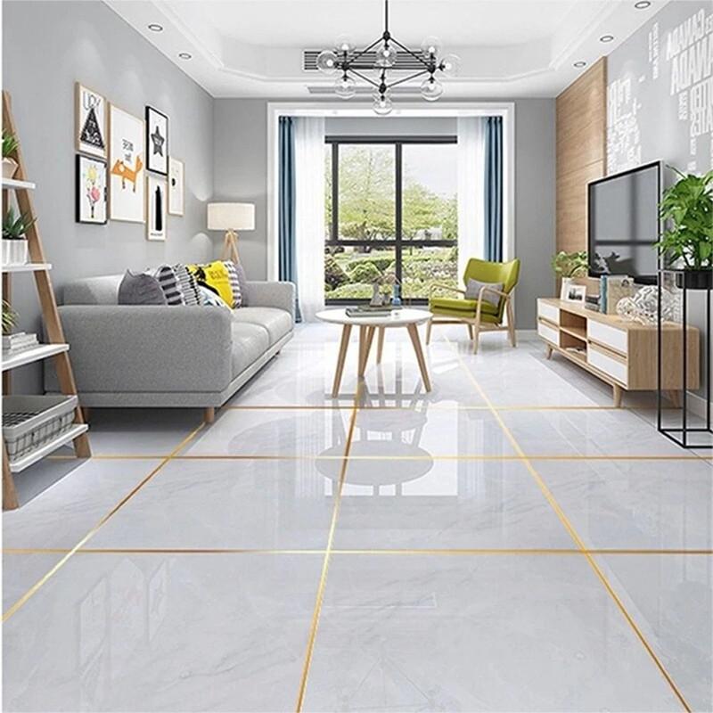 Self-Adhesive Decor Brushed Tape Sticker Wall Floor Gap Sealing Strip Waterproof