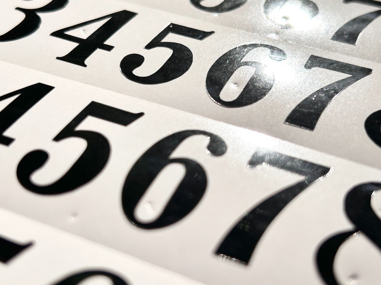 1-10 School Book Outdoor Vinyl Decal Numbers for Mailbox, Door, Address, Locker