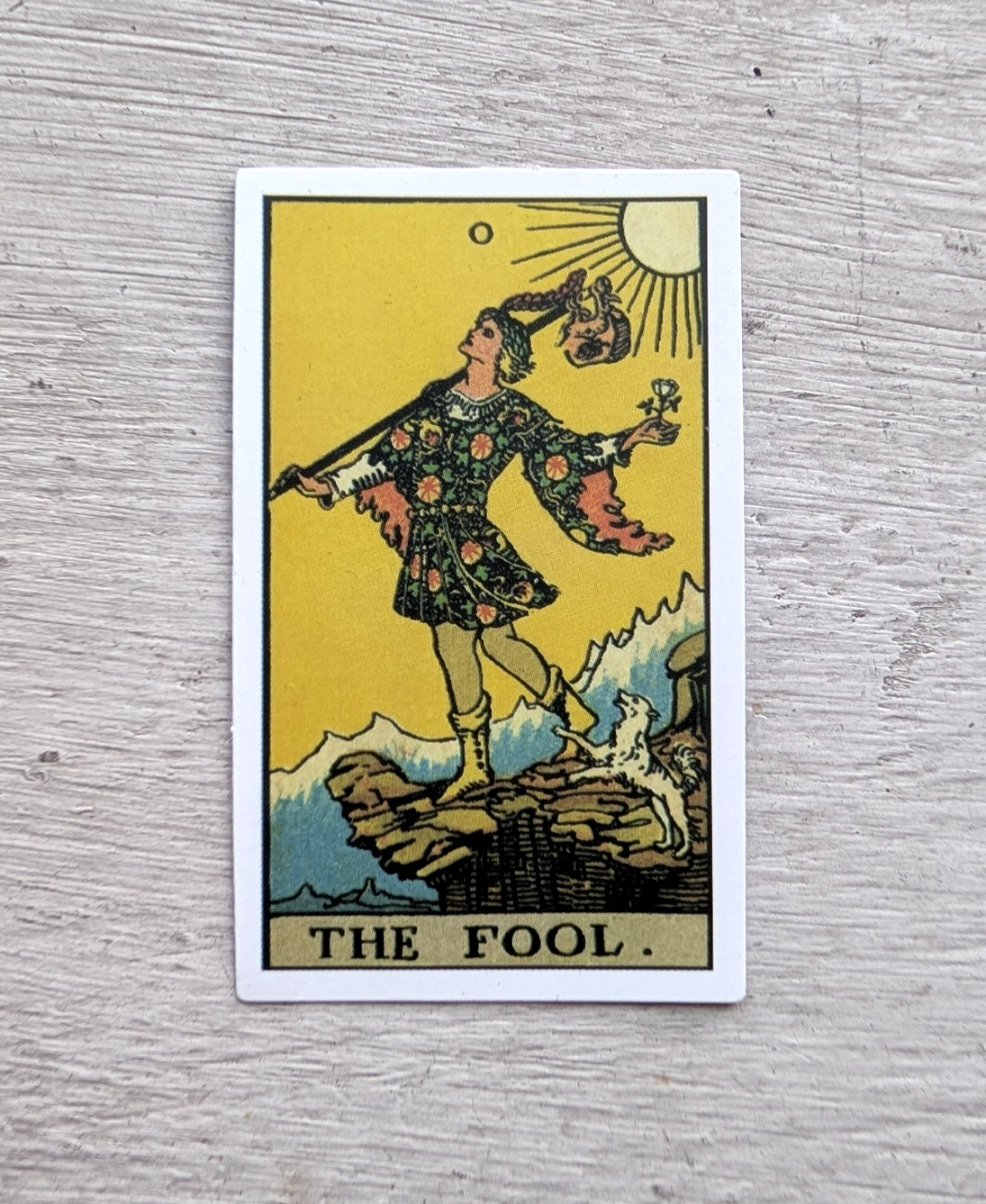 Haunted Active Spirit Positive Witch Owned Magick Tarot Card Sticker Fool