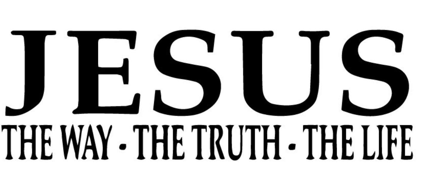 JESUS THE WAY TRUTH LIFE – VINYL DECAL STICKER CAR WINDOW CHRISTIAN CHRIST QUOTE