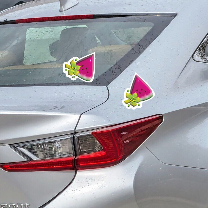 Watermelon Vinyl Sticker Cute Waterproof Fruit Decals Car Laptop Water Bottle