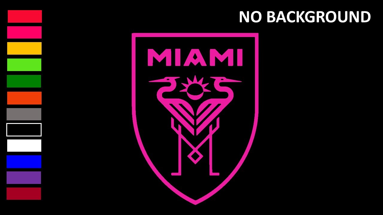 INTER MIAMI CF, MLS, SOCCER, FUTBOL, MESSI, Decal Stickers for Cars, Laptops