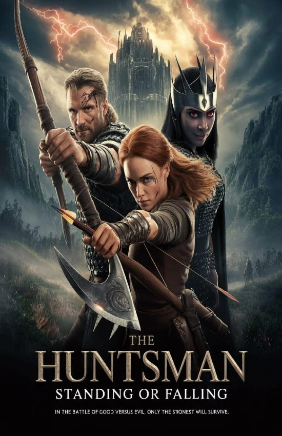 Dark Fantasy Huntsman Movie Style Wall Vinyl Decal Poster Print Removable Adhesi
