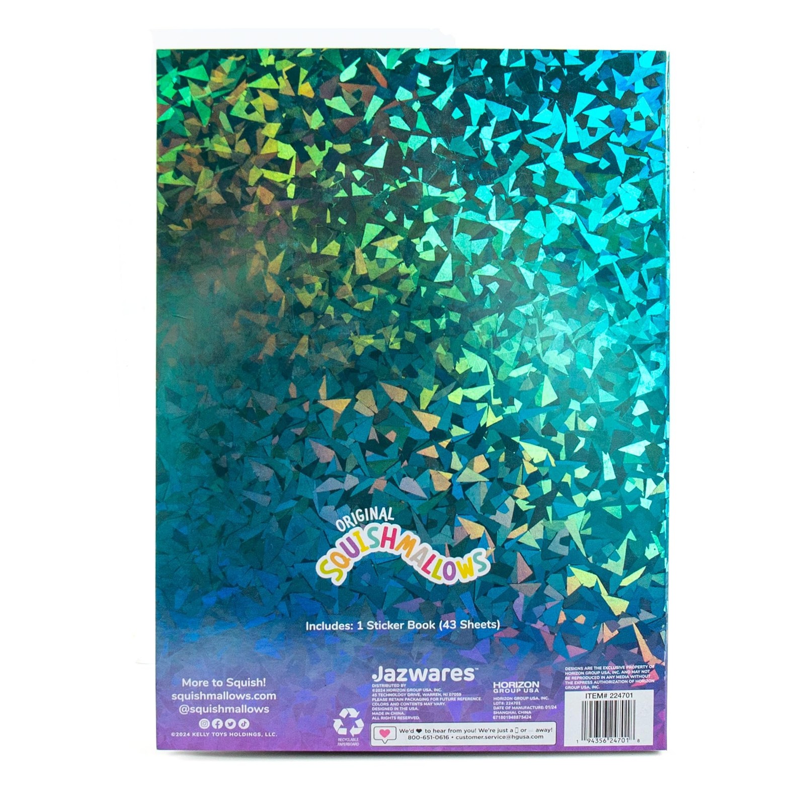 Horizon Group USA Sticker Book Large Small Sizes Squishmallows Kids Stickers