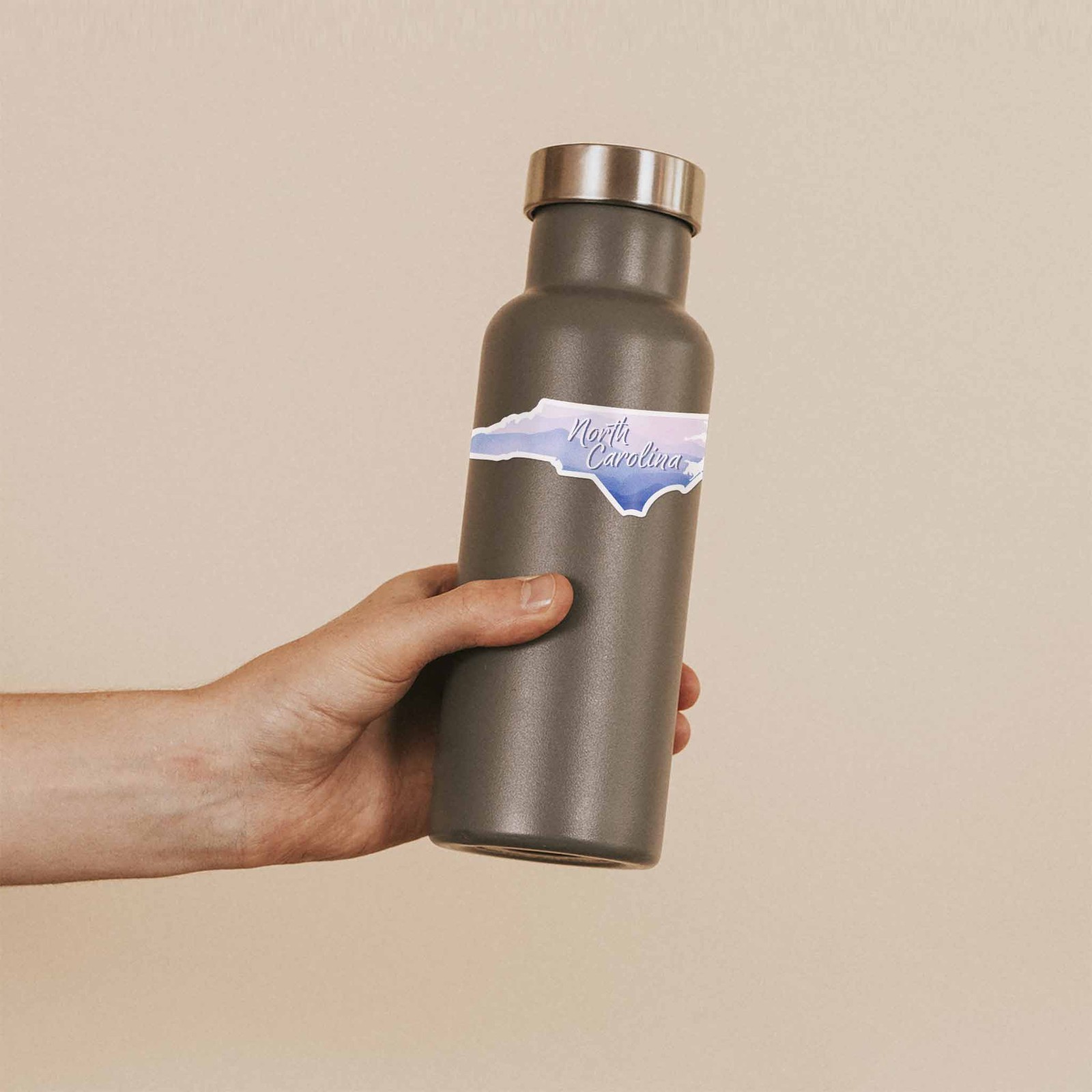 North Carolina Appalachian Mountains Sticker – Decal for Water Bottle & Laptop