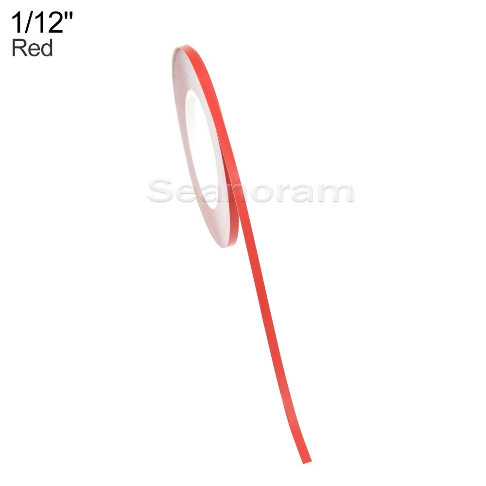 1/12" 2mm Red DIY Home Shop Bar Pinstriping Pin Stripe Line Decal Vinyl Sticker