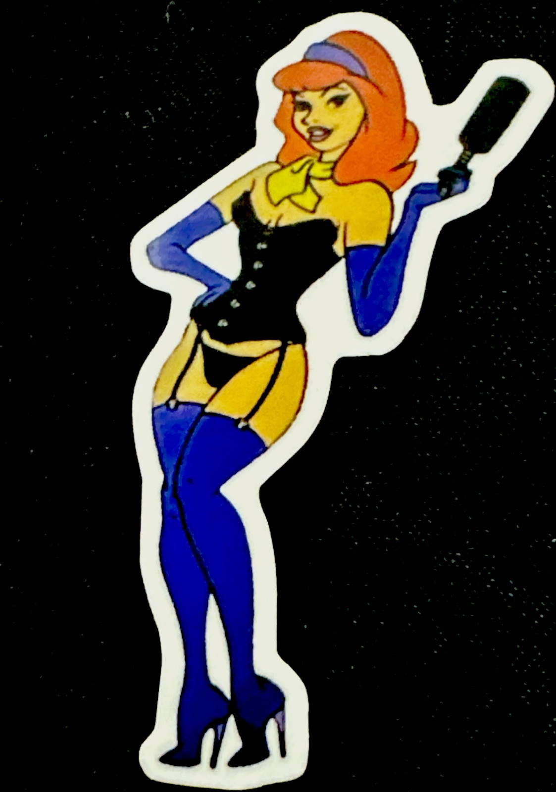 SEXY DAPHNE STICKER✨💋🔥💜🔥💋✨3” X 1 1/2”✨GLOSSY✨ORANGE HAIR✨❤️‍🔥✨VERY CUTE✨💫