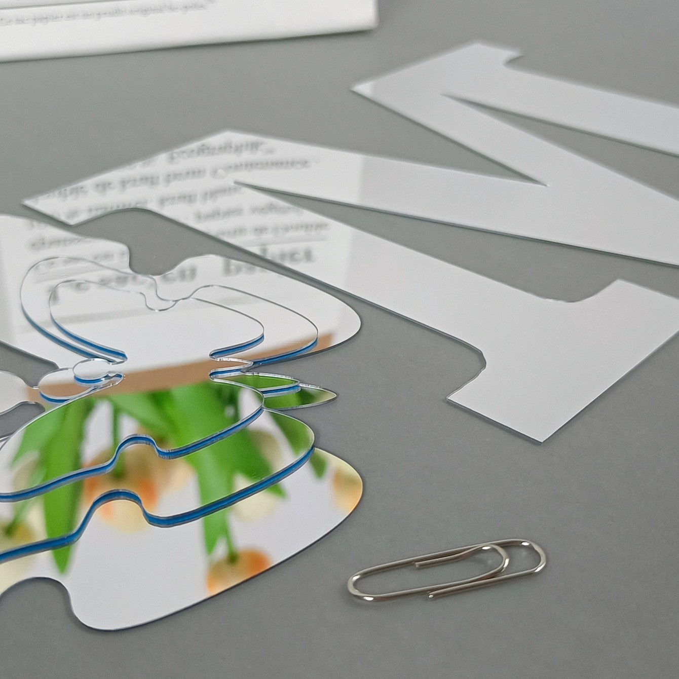 60Pcs Mirror Butterfly Wall Decor Set Self Adhesive Removable Home Art Decals