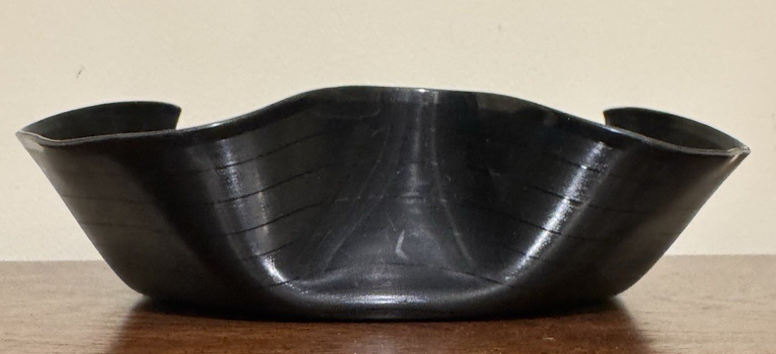 Vinyl Record Snack Catch-all Bowls – one is 9.5" and one is 8.5" diameter