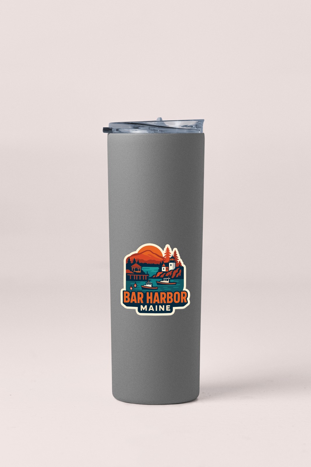 Bar Harbor Sticker Decal Vinyl Die-Cut City Skyline Landmark Design
