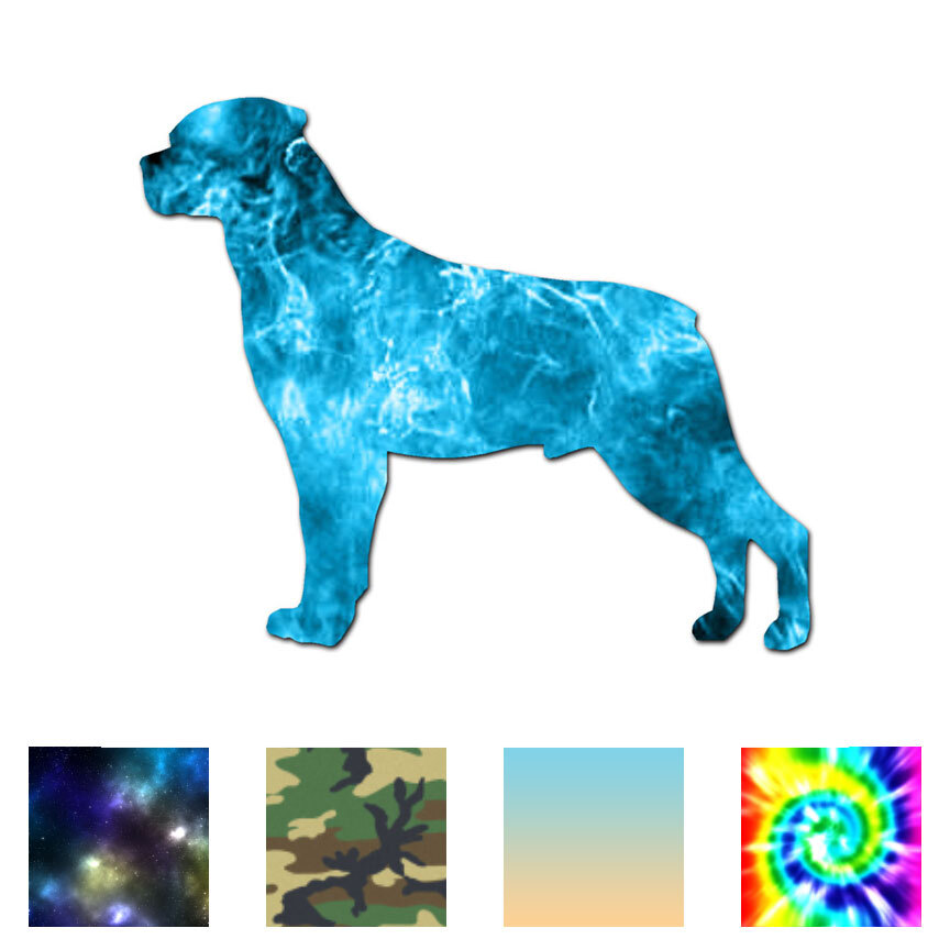 Rottweiler Dog Breed – Vinyl Decal Sticker – Multiple Patterns & Sizes – ebn2001