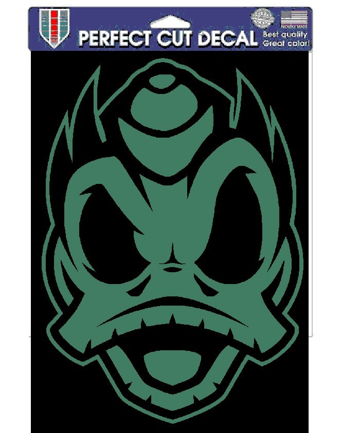 Oregon Ducks Combat Duck Decal – Sticker Die Cut GREEN