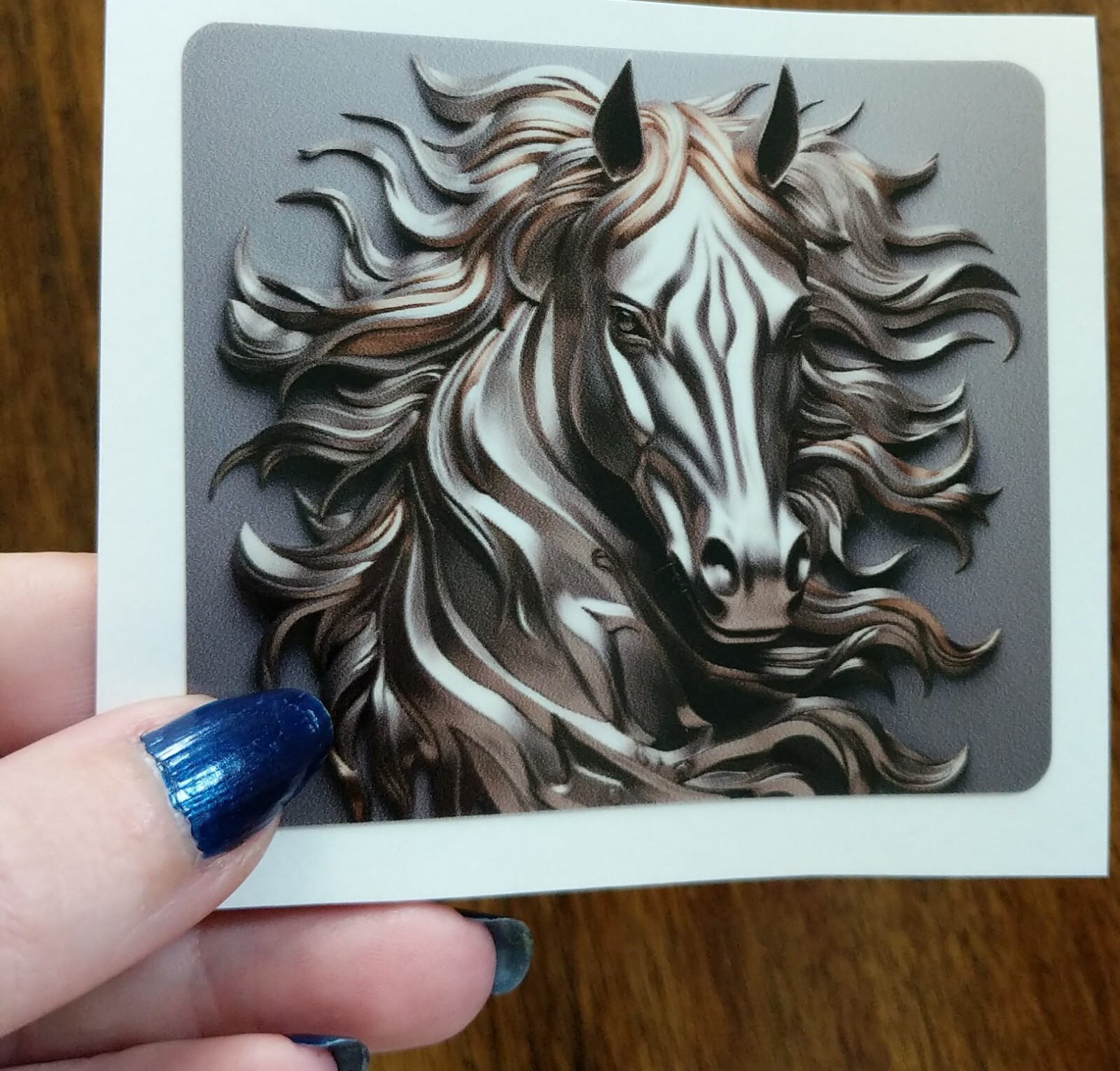 3.25" Horse Head & Fantastic Mane Decal Vinyl Sticker Equine Farm Girl Farmhouse