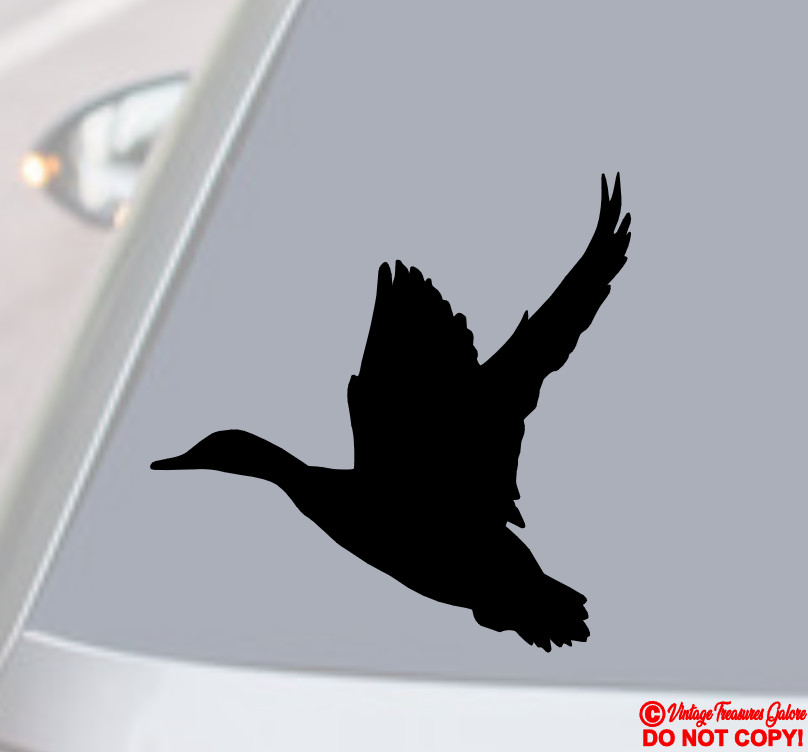 DUCK Vinyl Decal Sticker Boat Car Truck Rear Window Bumper BIRD HUNTING WILDLIFE