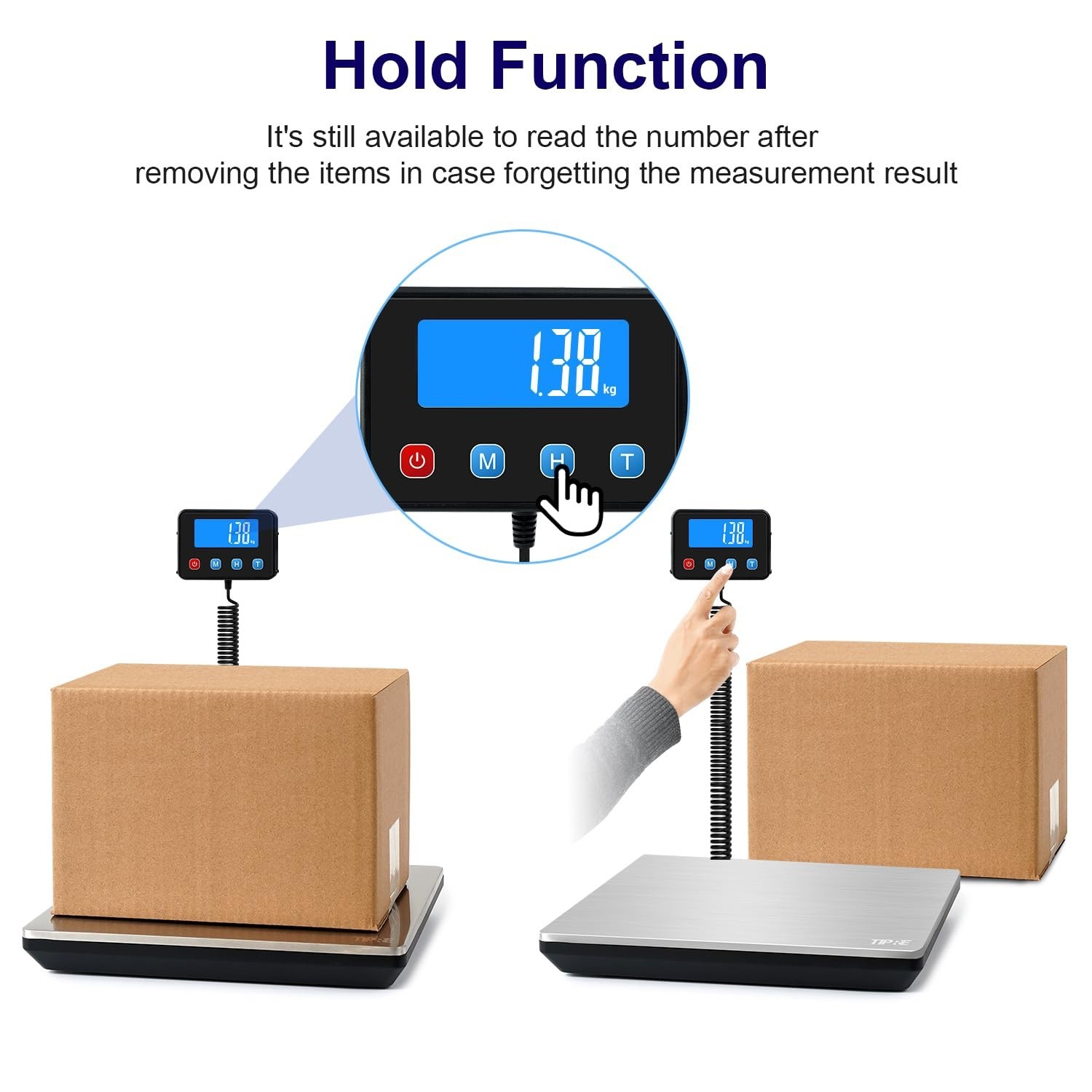 Digital Shipping Postal Scale 0.5 oz High Accuracy! 440lb Commercial Weight Scal