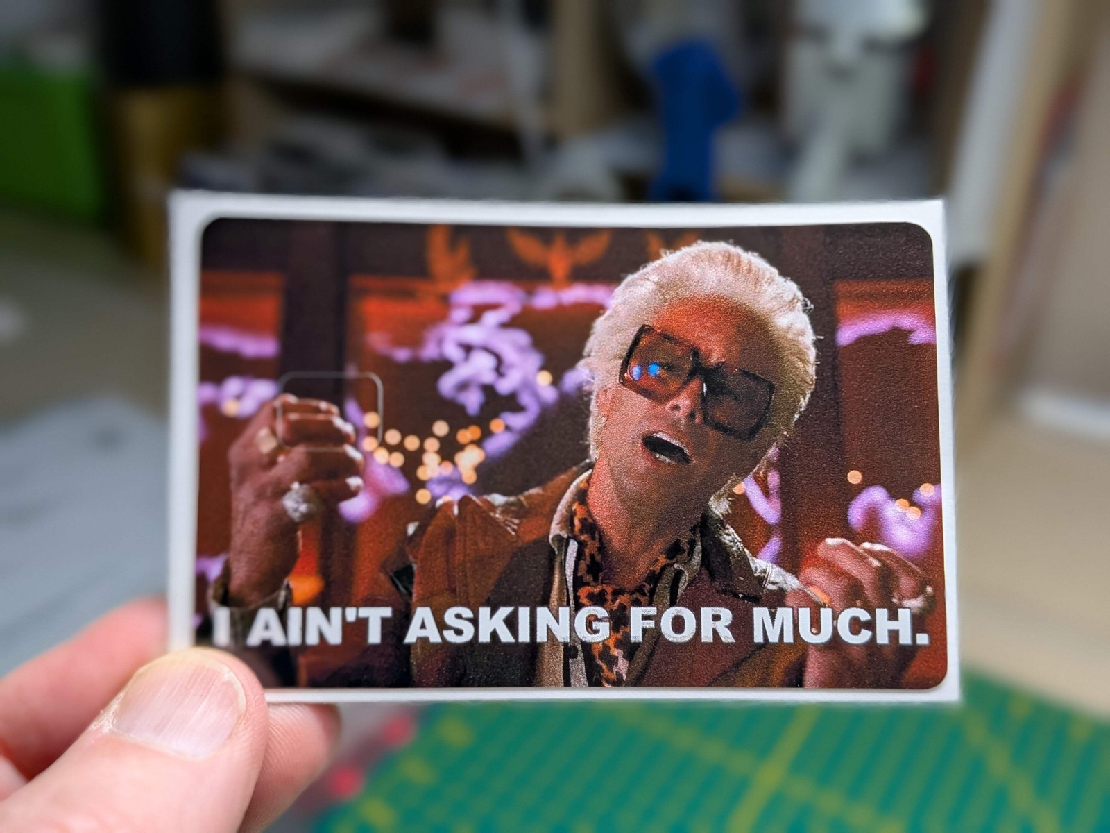 Baby Billy – I ain't asking for much Credit Card Skin (small chip)