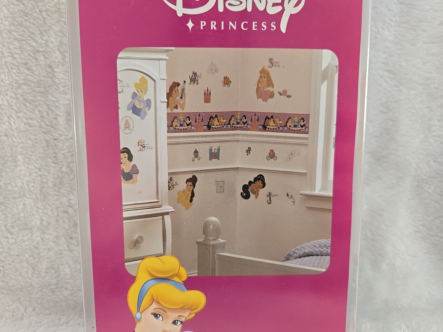 Disney Princess Vtg Y2K Bedroom Decor Lot Of 7 NOS Wall Border Valance Applique