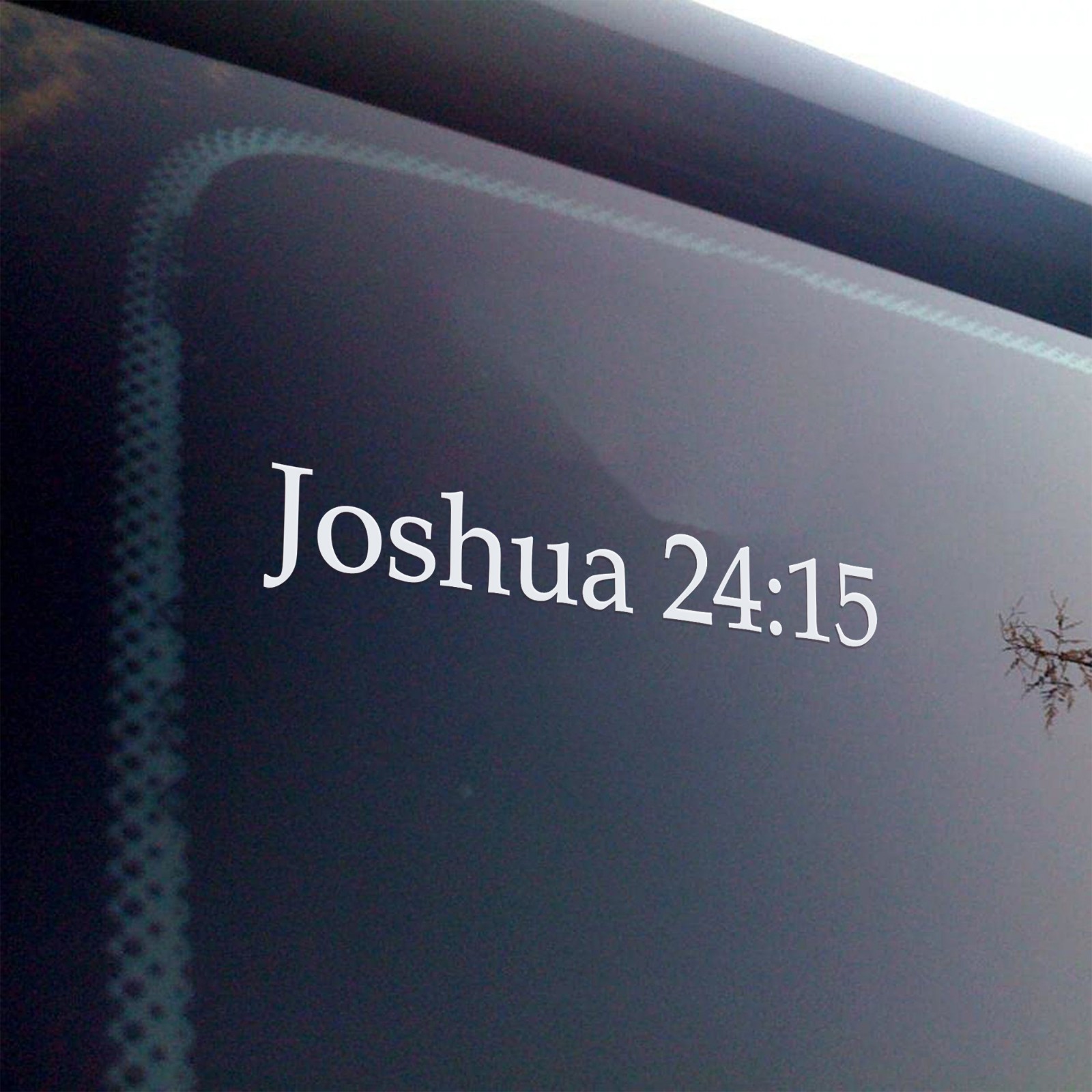 Joshua 24:15 Vinyl Decal Sticker – Christian Bible Verse Scripture Wall Art