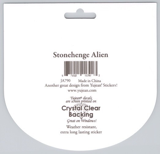 Alien World Tour Stonehenge UFO Die-Cut Decal Sticker New Area 51 Space Tourist