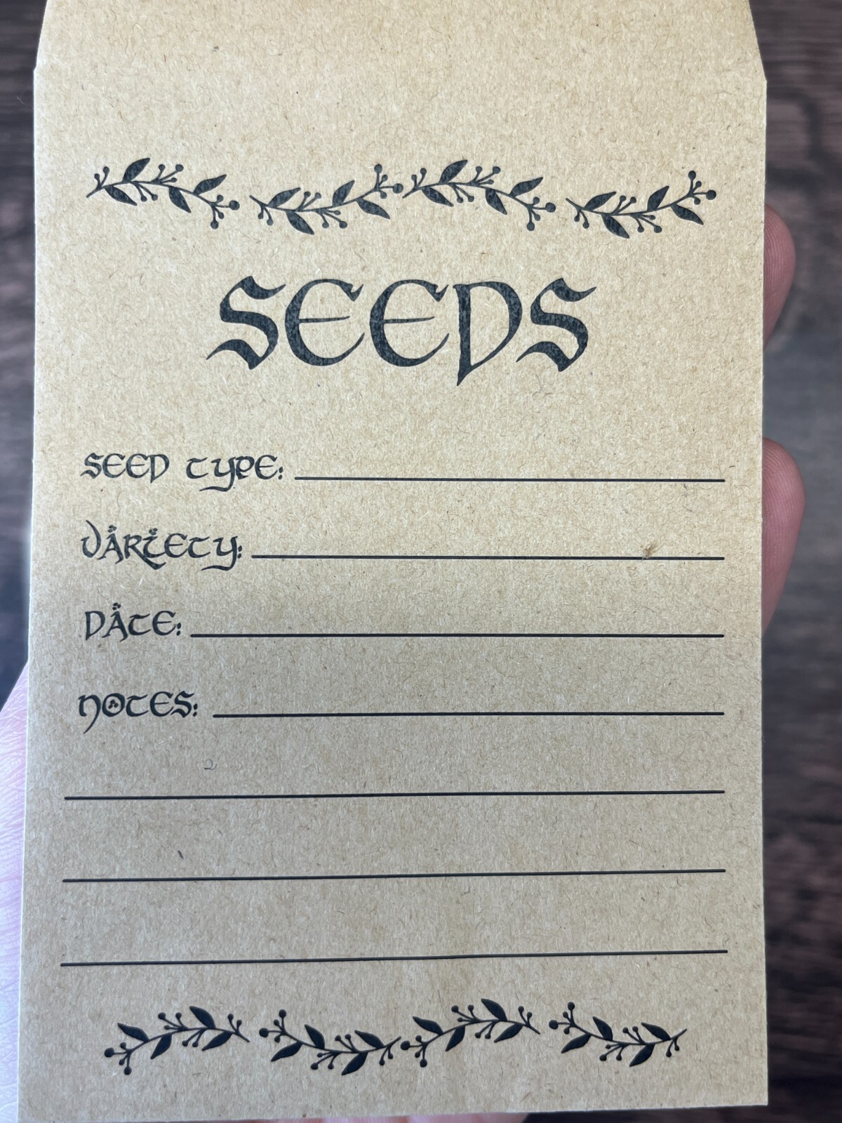 Seed Saving Envelopes | Empty Paper Packets | Pack Of 10 | 3.25" x 4.5"