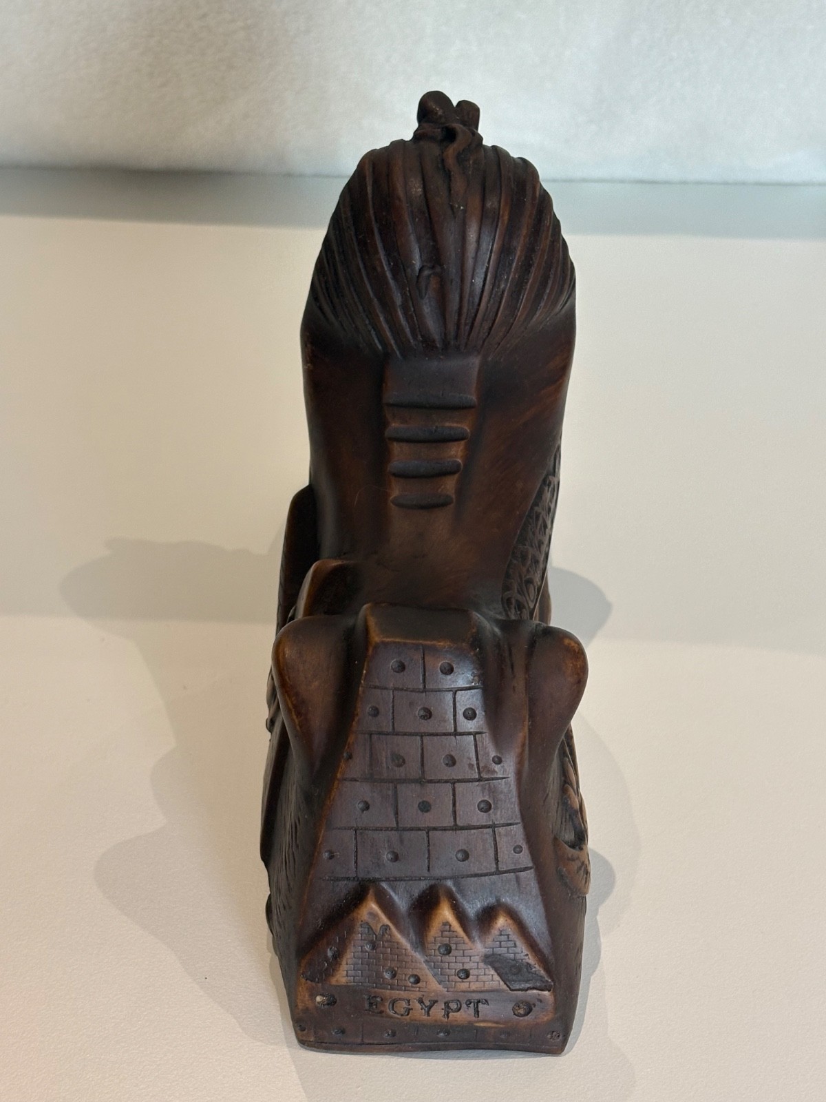 Egyptian Sphinx Statue Pharaoh Figurine Vintage Style Resin Home Decor