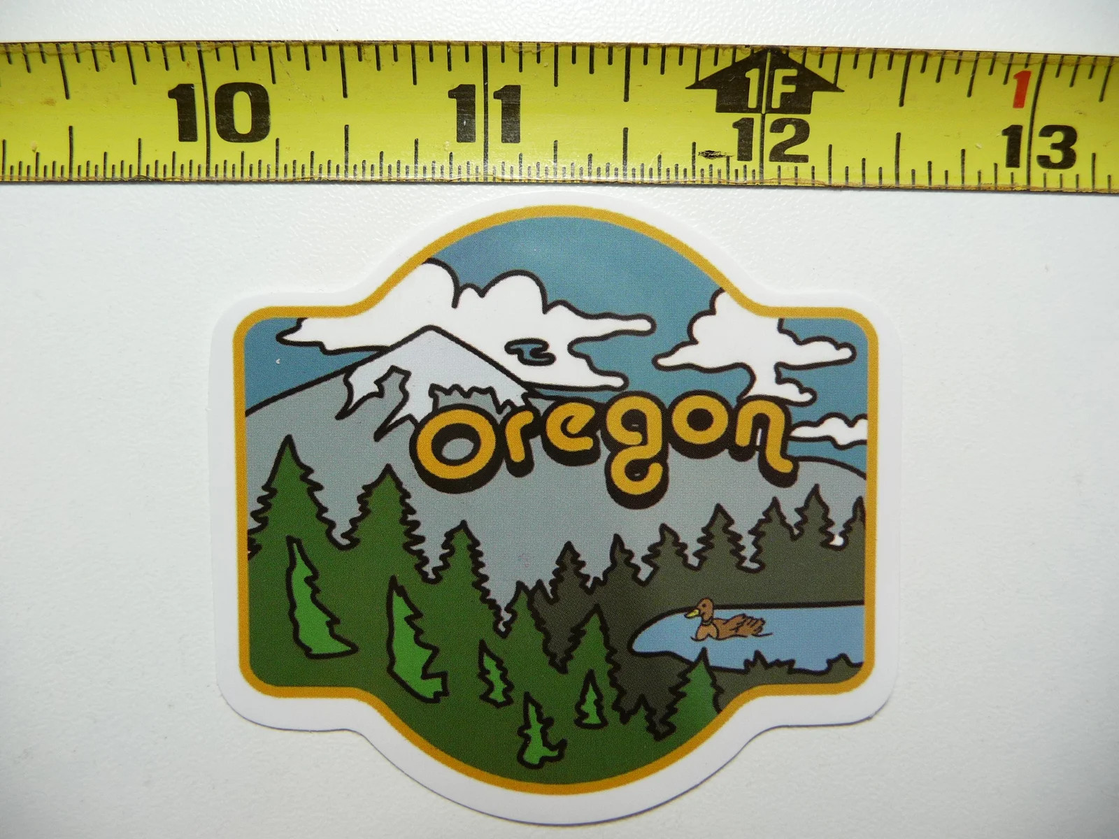 OREGON MT HOOD CLOUDS WOODS SMALL STICKER DECAL PRIDE SOUVENIR TRAVEL MEMORIES