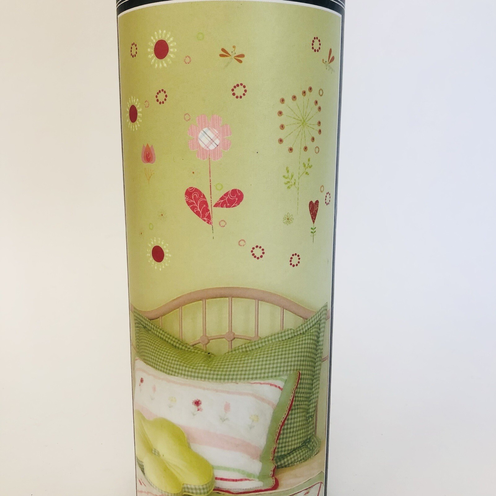 DCWV Decal Wall Art Heart Garden Peel & Stick Wall Art, Pink/Green, Large