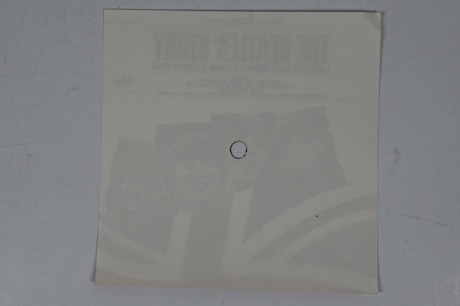 Vintage The Beatles' Story Album Cover Art 6" Art Print 45 Record Paper ONLY