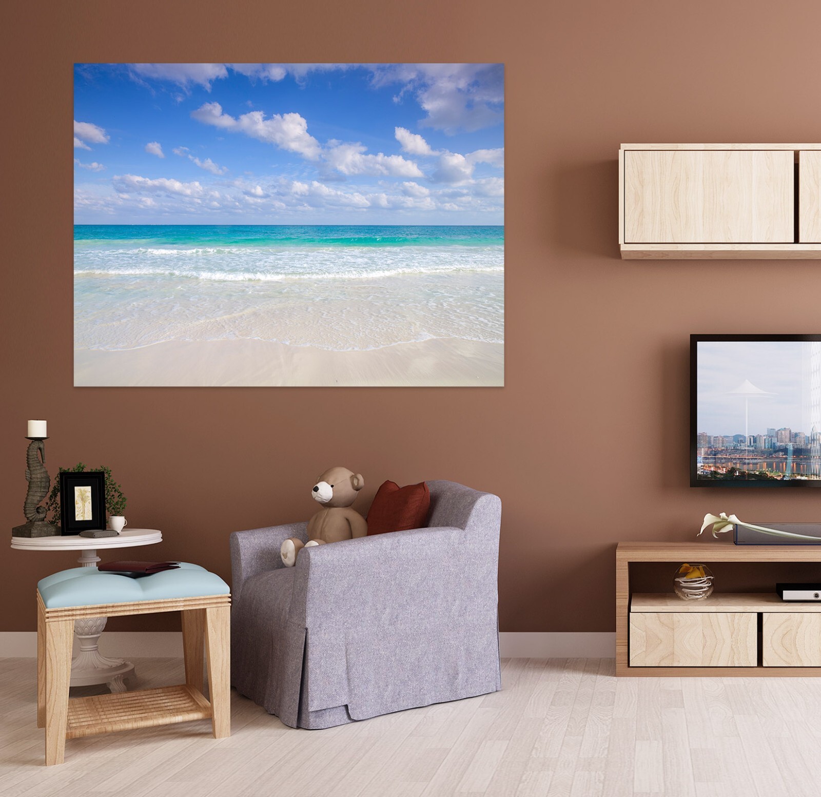 3D Blue Sky A038 Wall Stickers Wall Murals Wallpaper Assaf Frank Ann