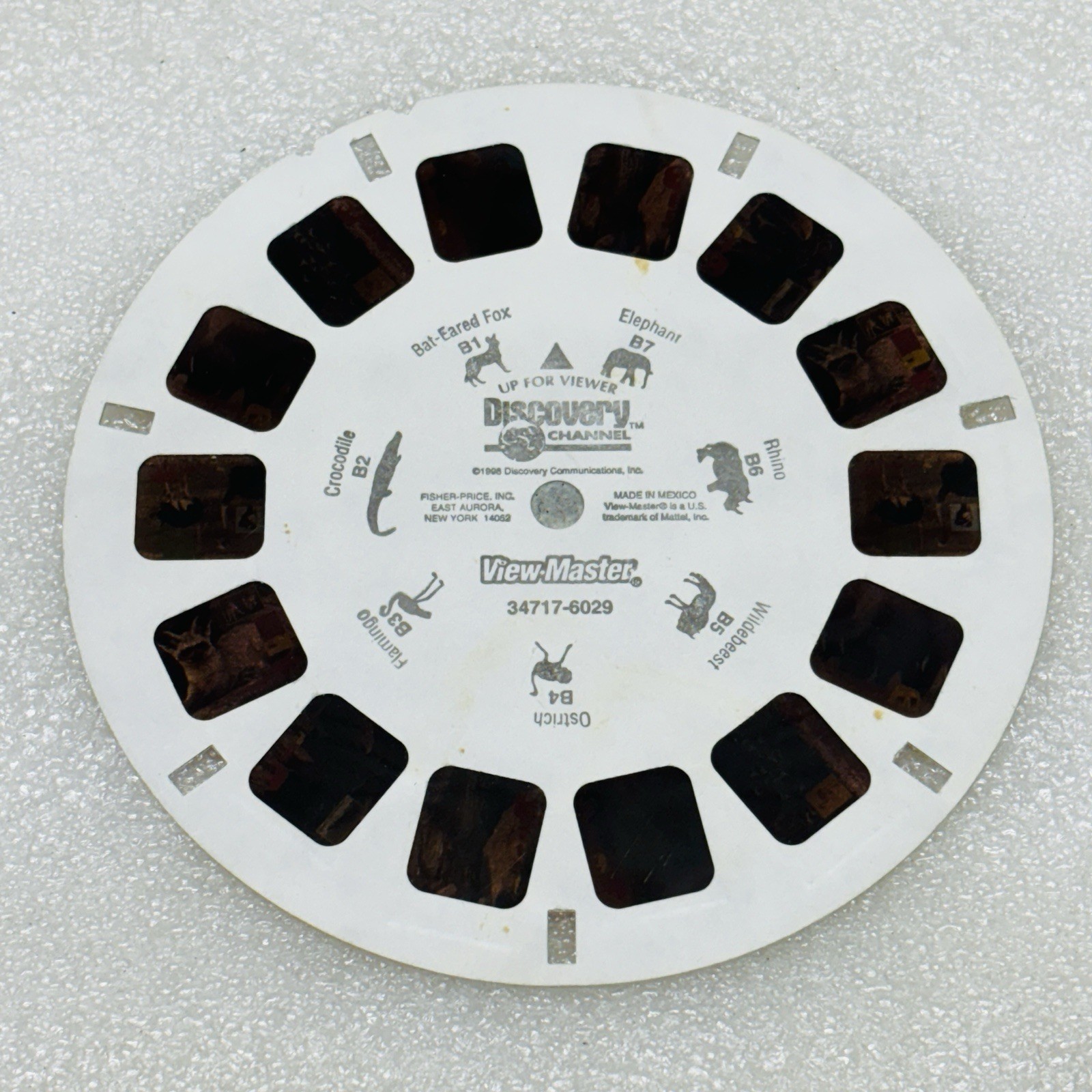VTG‼ Discovery Channel – On Safari Animals View-Master Color Reel B ONLY • VG‼