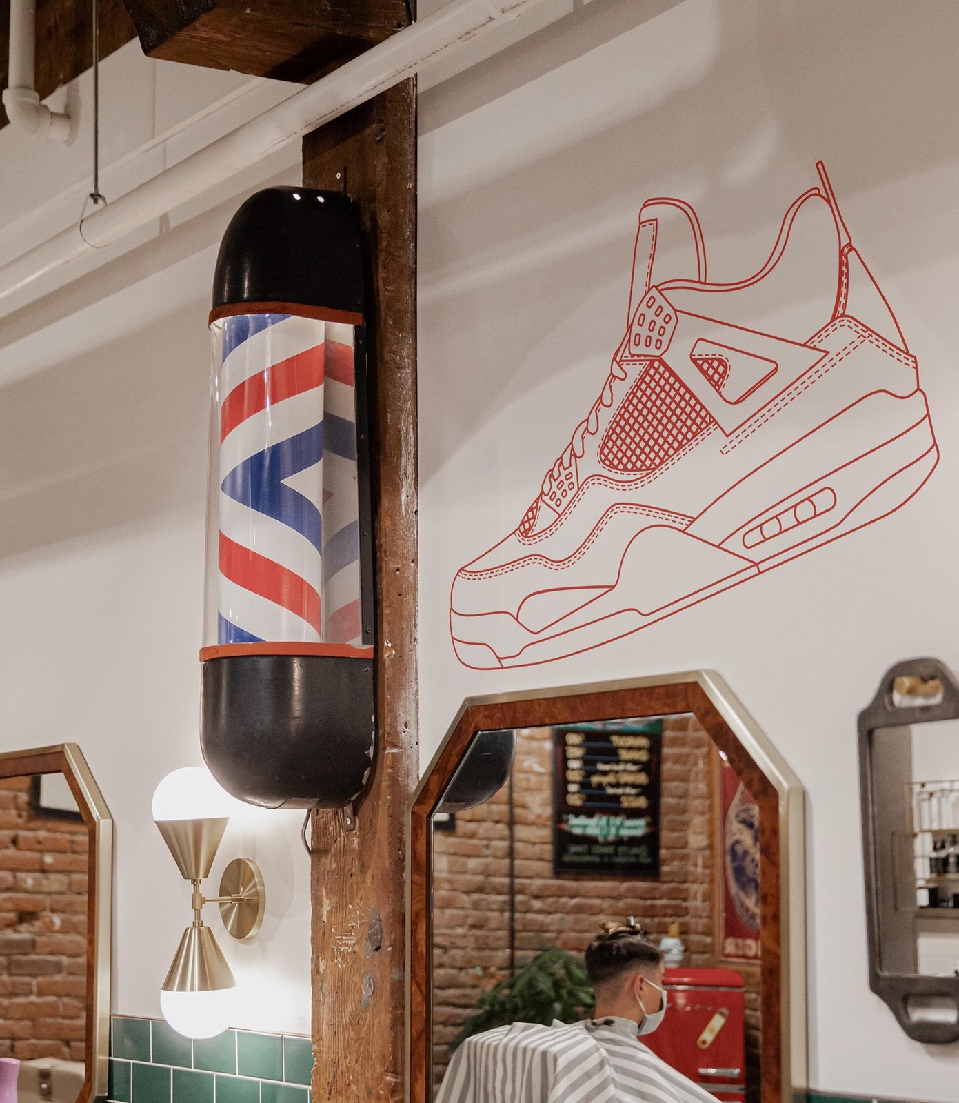 Sneaker Wall Decal Sticker for the Sneakerhead. Gift for Shoe Collector. #6704