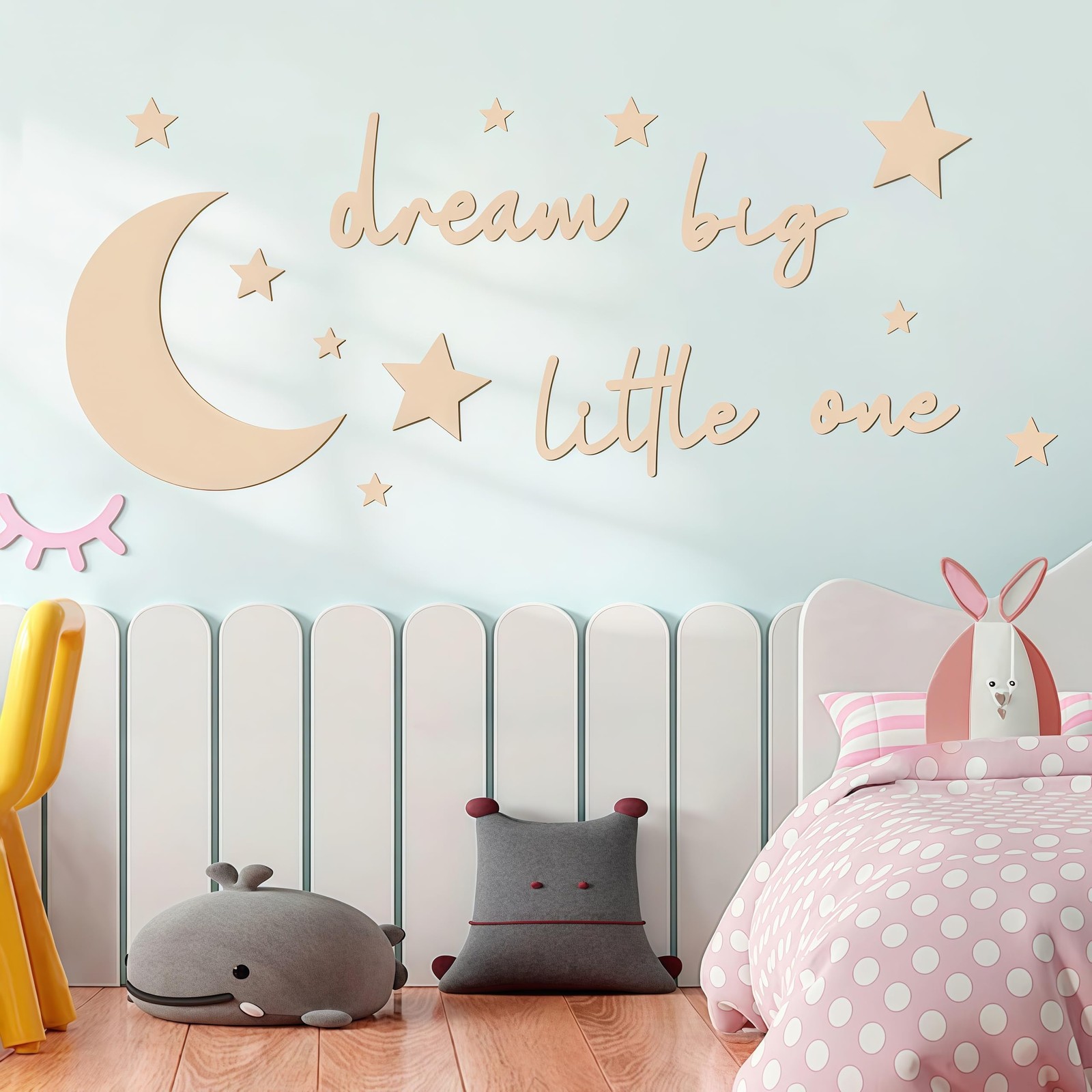 15 Pcs Nursery Wall Art, Moon and Stars Boho Decor for Neutral Baby Room, Woo…